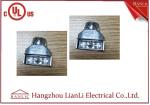 Galvanized Steel Flexible Conduit Fittings , Grey Zinc Die Casting Duplex