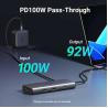 Buy cheap Revodok Pro 107 Network Device 7 In 1 10Gbps USB C 3.2 USB-A 3.2 100W SD TF Card Reader from wholesalers