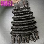 Peruvian Egg Curl Double Drawn Human Hair For Black Women 8"- 30" Available