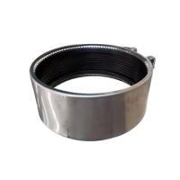 Buy cheap Rubber Waterproof Single Belt Joint Pipe Leakage Clamp SS304 Stainless Steel product
