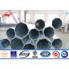 Buy cheap 69kv Q345 Hot Dip Galvanized Steel Pole Transmission Line Poles 5m - 15m from wholesalers