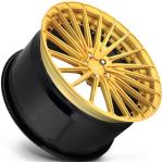 Gold Brush Spokes 2 Piece Forged Wheels For Mercedes Benz Glc 20inch Rotational