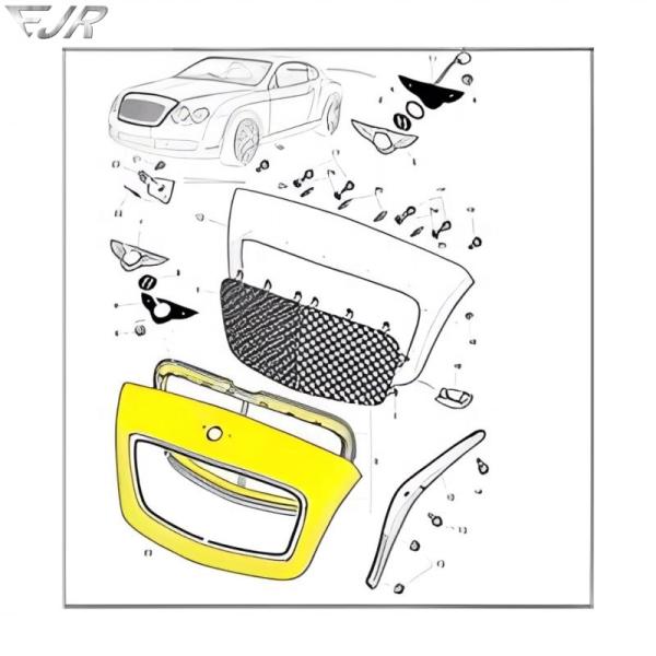 Buy cheap 100% Tested 3w0 853 651 Suitable For Bentley Radiator Grille Interior Decoration from wholesalers