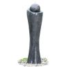 Buy cheap Modern Black Marble Outdoor Sphere Water Fountains For Garden from wholesalers