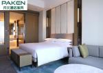 Marriott Hotel Group Design PU leather Upholstery Headboard Hang Wall Wooden TV