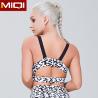 Buy cheap Sublimation Training Polyester Spandex Fleur Texture Printed Yoga Sports Bra from wholesalers