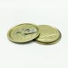 Buy cheap Full aperture Metal Can Tops , Canning Jar Lids Golden White Aluminum Color from wholesalers