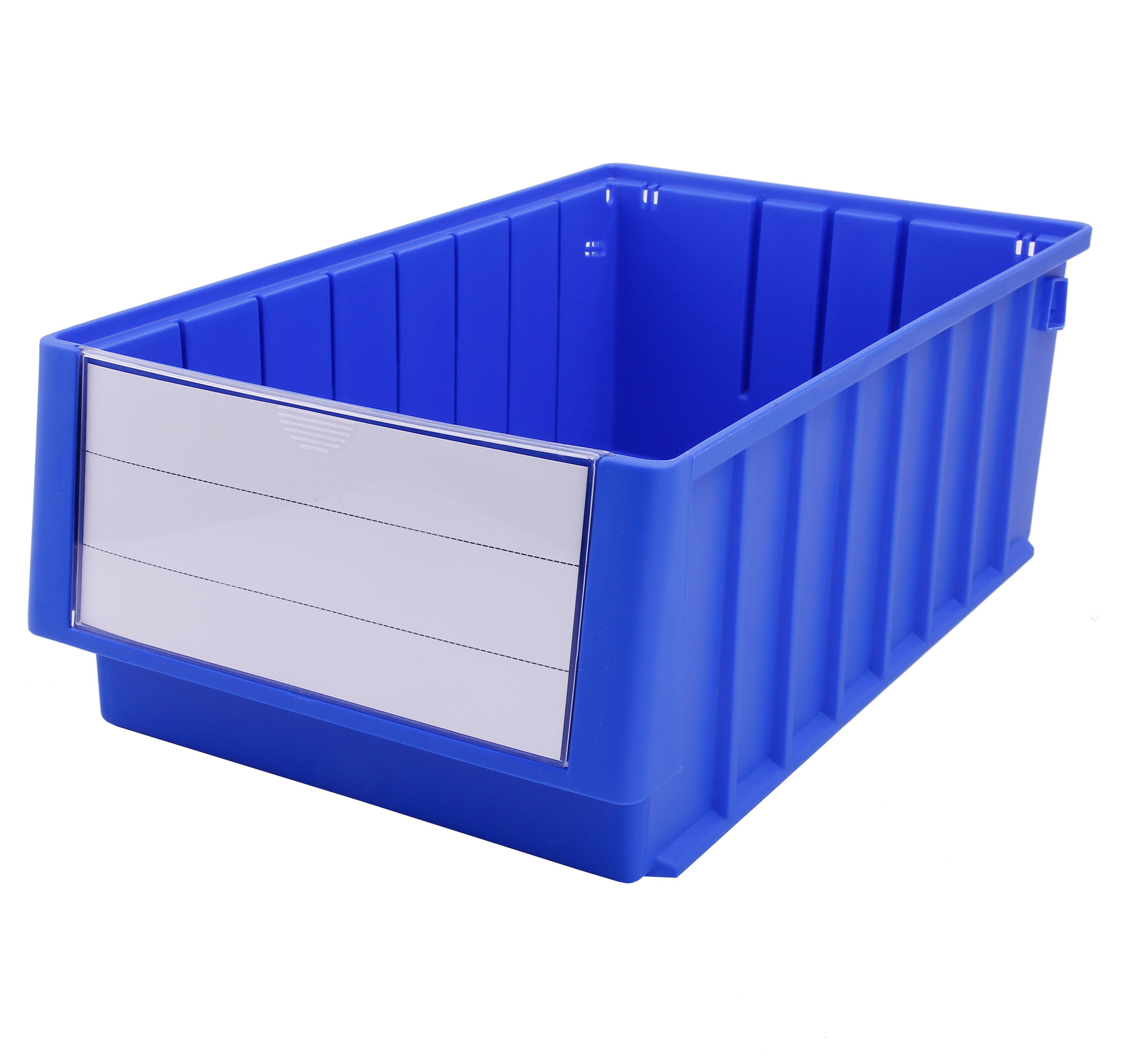 Solid Box Style Plastic Shelf Bin Perfect for Workbenches and Stacking Boxes