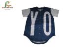 Polyester Mesh Custom Team Sportswear Mens Short Sleeve Baseball Tee Customized