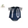 Buy cheap Polyester Mesh Custom Team Sportswear Mens Short Sleeve Baseball Tee Customized Size from wholesalers