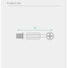 Buy cheap 41mm Cam Lock Fastener Screw Cold Rolled Steel Versatile For Panel Type Furniture from wholesalers