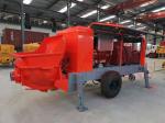 Electric Concrete Pumping Equipment , 6200kg Mini Concrete Pump Machine