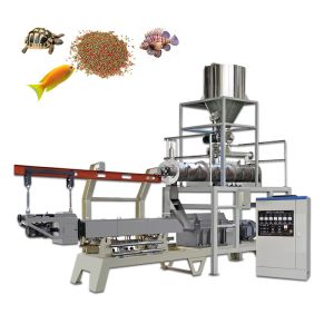 CE Floating Fish Feed Processing Line Extruder Machine 250kg/H