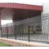 Buy cheap Powder Coating Black Steel Fence Black Security Fence For Schools / Factories from wholesalers