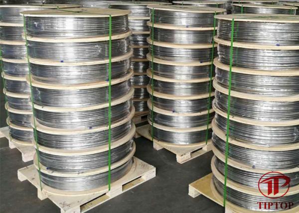 Buy cheap ASTM A249 Welded 316L 304L SS Stainless Steel Coiled Tubing from wholesalers