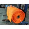 Buy cheap Fireproof 0.8mm Orange Silicone Coated Fiberglass Aging Resistance For Subway from wholesalers