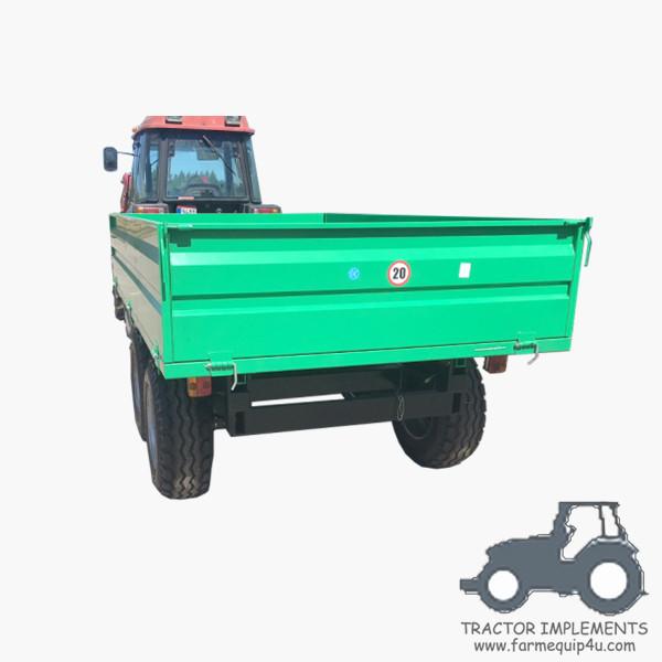 Buy cheap 3T4W/4T4W - 4wheels Type Double Axle Tractor Trailer; Hydraulic Dump Trailer With Two Axle; Farm Tipping Trailer from wholesalers