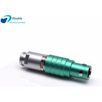 Buy cheap Green Color Lemo B Series Connectors Custom Circular Plug FGG 1B 10 Pin Male product