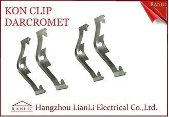 Electro Galvanized EMT Conduit Fittings NO 65 Manganese Steel Caddy Clip Kon