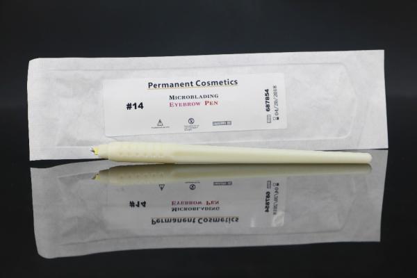 Buy cheap White Microblading Disposable Eyebrow Pen For Training / Permanent Makeup Eyebrow Tattoo from wholesalers