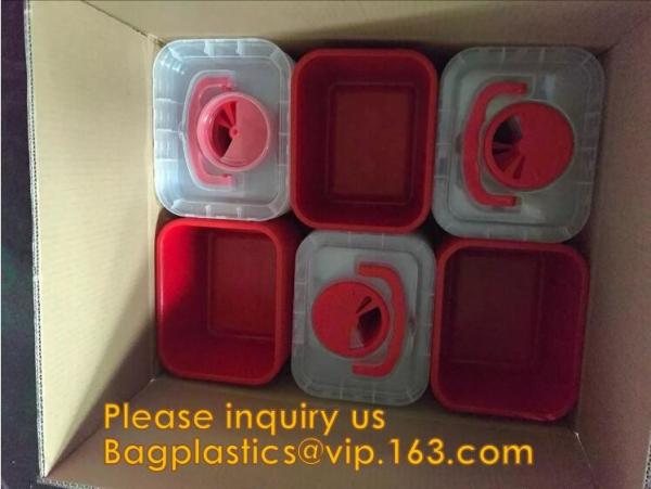 Buy cheap Medical disposable sharp container,Best Selling 30 Liter Disposable Un3291 Square Sharps Container Medical Disposal Shar from wholesalers