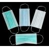 Buy cheap Customized Disposable surgical Non-woven 3 ply face mask earloop Anti Pollution from wholesalers