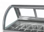 -18 Centigrade 1000W Cake Counter Fridge For Ice Cream