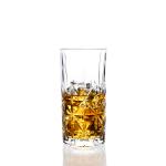 Clear Machine Pressed Square Tumbler Glass 354ml For Birthday Gifts