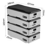 51.2V 100Ah 5Kwh Rechargeable Solar Home Energy Storage Battery 48V Lithium
