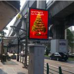 Super Bright 3G 4G Wifi Advertising P3 P6 P3.84 Light Pole Led Display Light