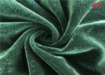 4 Way Stretch Spandex Warp Knitted Shiny Velvet Dress Fabric For Upholstery