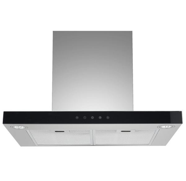 Buy cheap Modern Glass Stainless Steel T Shaped Cooker Hood Wall Mount Range Hood from wholesalers