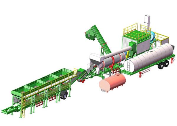 Buy cheap Energy Saving Portable 20-80 T/H Asphalt Drum Mixer Plant from wholesalers