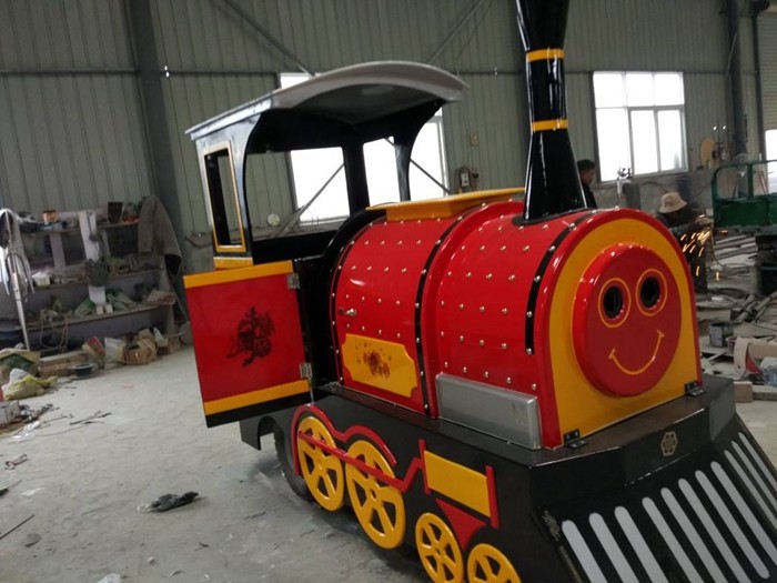 25 Seats Kids Trackless Train Amusement Ride For Theme And Amusement Parks