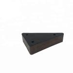 Wood Color Plastic Sofa Legs L180*W120*H45mm For Stainess Steel Sofa