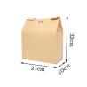 Buy cheap French Caterpillar Bread Takeaway Paper Bags 50-320mm Height from wholesalers