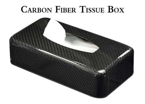 Buy cheap Antioxidant 21*12*5.6cm Glossy Carbon Fiber Tissue Box from wholesalers