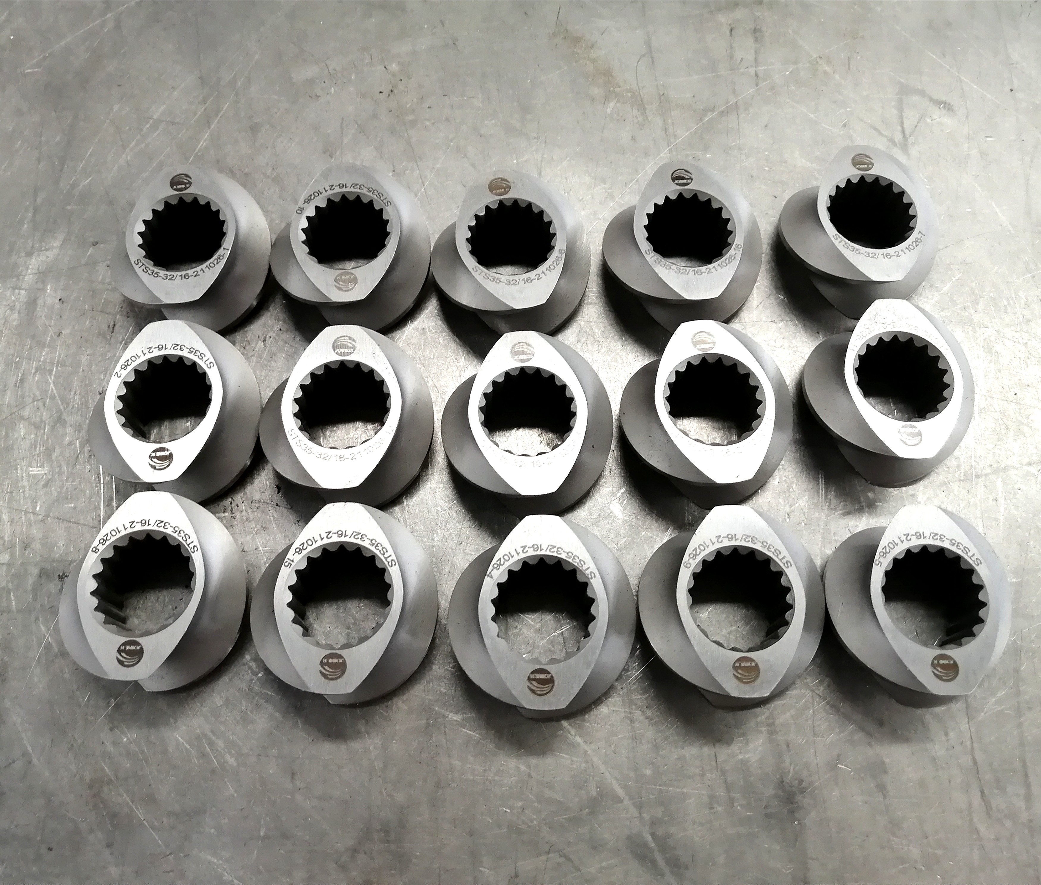 Involute Inner Spline Twin Screw Extruder Machine Components For Pellets