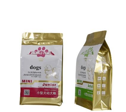 Custom Printing Flat Bottom Dried Snack / Food Grade Packaging Plastic Aluminum Foil k Bag