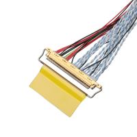 Buy cheap LVDS Cable Assembly D-SUB Male To Molex 51021-0400 And 20453-240T-01 Wire product