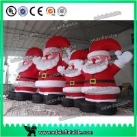 Buy cheap 3m Holiday Inflatable Cute Santa Claus for Christmas , PVC Inflatable Santa ASTM product