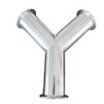 Sanitary Stainless Steel304 316 Pipe Fitting Tri Clamp Wyes Tee Y Type Tee