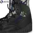 Current Comfortable Black Military Boots Camouflage Design Durable Sole