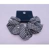 Buy cheap Plaid Rubber Fabric Hair Accessories Scrunchies With White Pearls from wholesalers