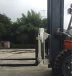 Hydraulic Rotating Fork Forklift Truck Attachments 1200mm Carriage Width