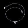 Buy cheap Customized Sterling Silver Friendship Bracelet / Elegant White Gold Ankle Bracelet from wholesalers
