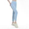 Buy cheap Rib Stitching White Stripes Yoga Pants Capri Women High Waist Sports Fitness Elastic Tight from wholesalers