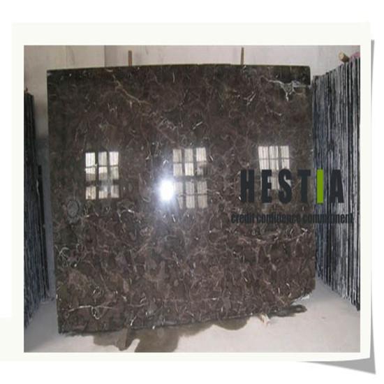 Buy cheap Chinese Dark Emperador Marble Slabs from wholesalers