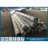 Buy cheap Q345 CO2 Welding Electric Transmission Line Pole NEA Standard with Luminous Strip Painting from wholesalers