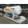 Buy cheap 10M3 LPG Skid Filling Station 4.2T Lpg Skid Gas Tanker Double Nozzle Dispenser from wholesalers